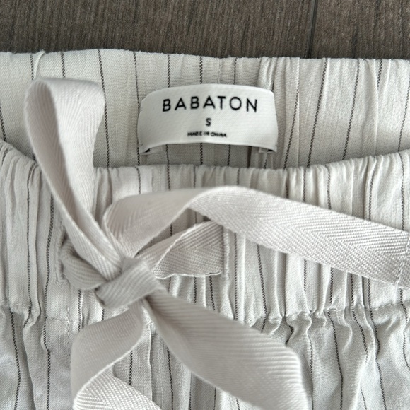 Aritzia babaton errol pants linen ankle trousers small - Picture 8 of 11